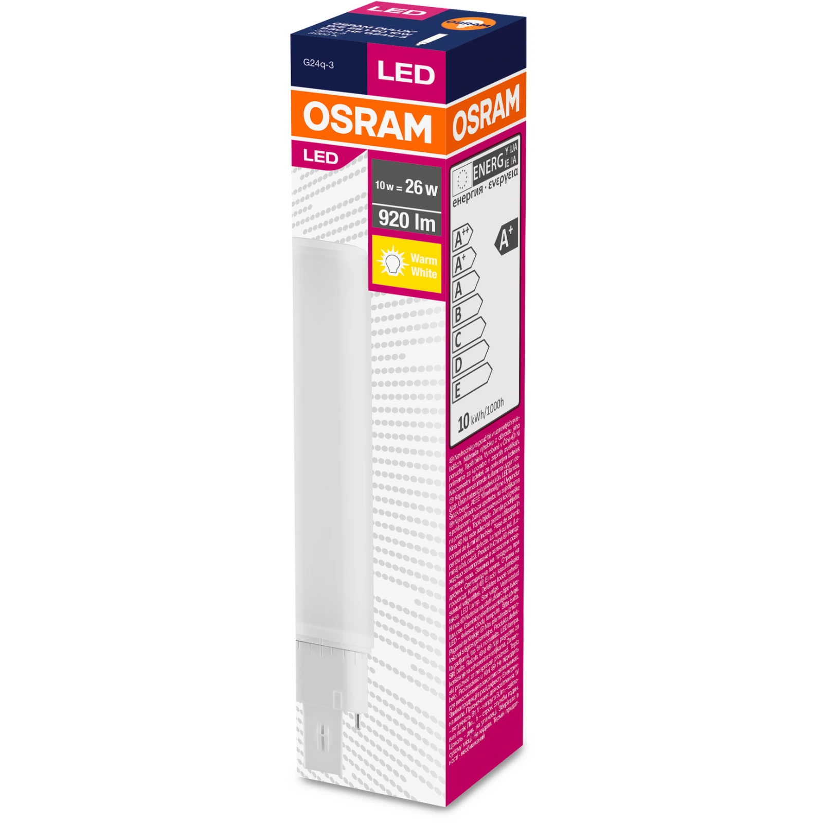 Dulux Lamp LED G24Q-3 D/E 26 HF 990lm 3000K Frosted Tubular - Image 3