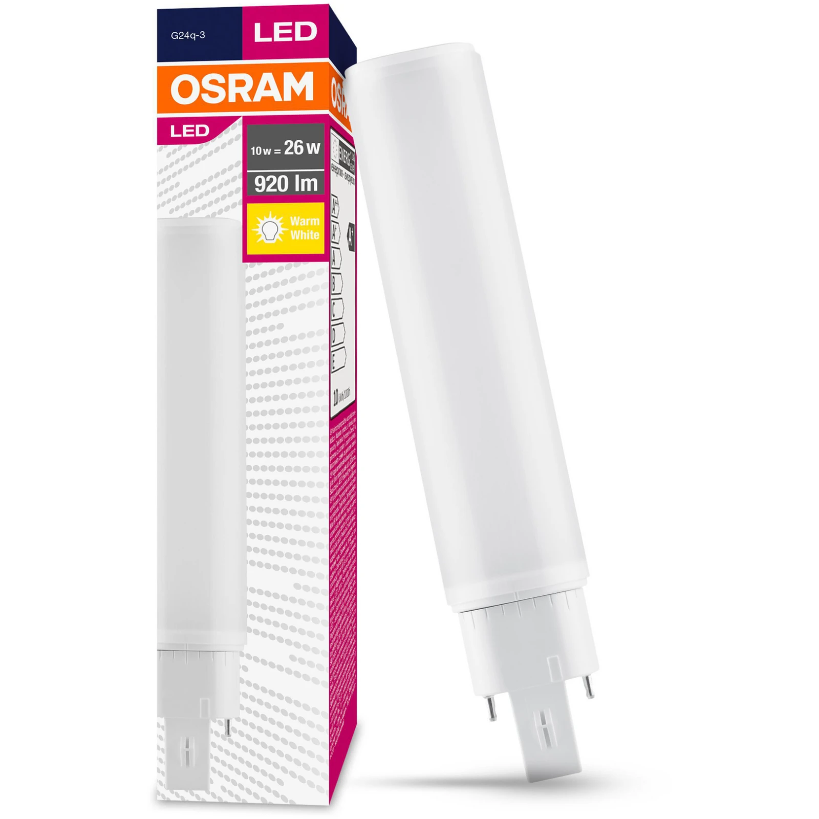 Dulux Lamp LED G24Q-3 D/E 26 HF 990lm 3000K Frosted Tubular - Image 4