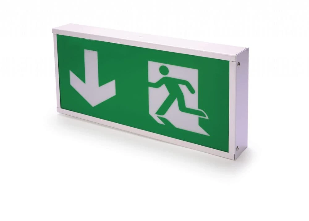 Rhine 5w Universal LED Emergency Arrow Down Exit Box - Image 4