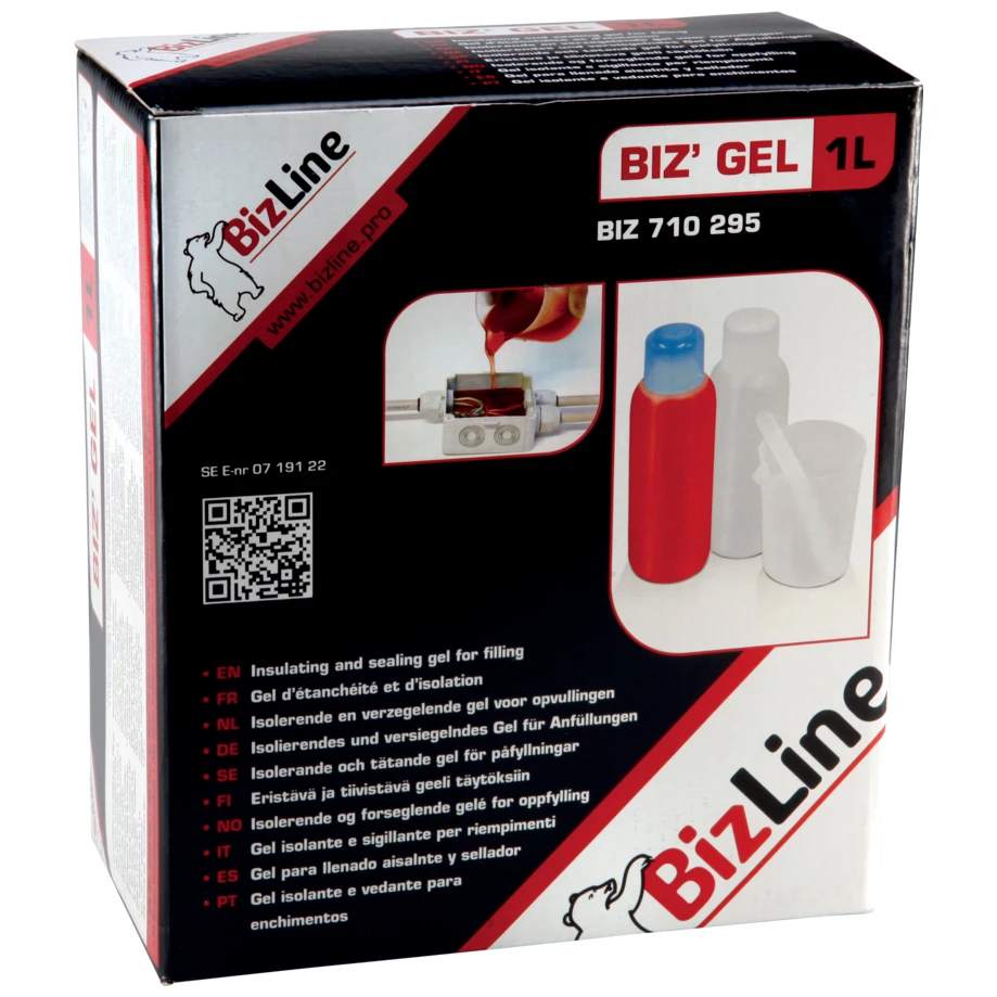Bizline BizGel Waterproofing Potting Gel 2 Part Re-enterable - 1 Litre - Image 3