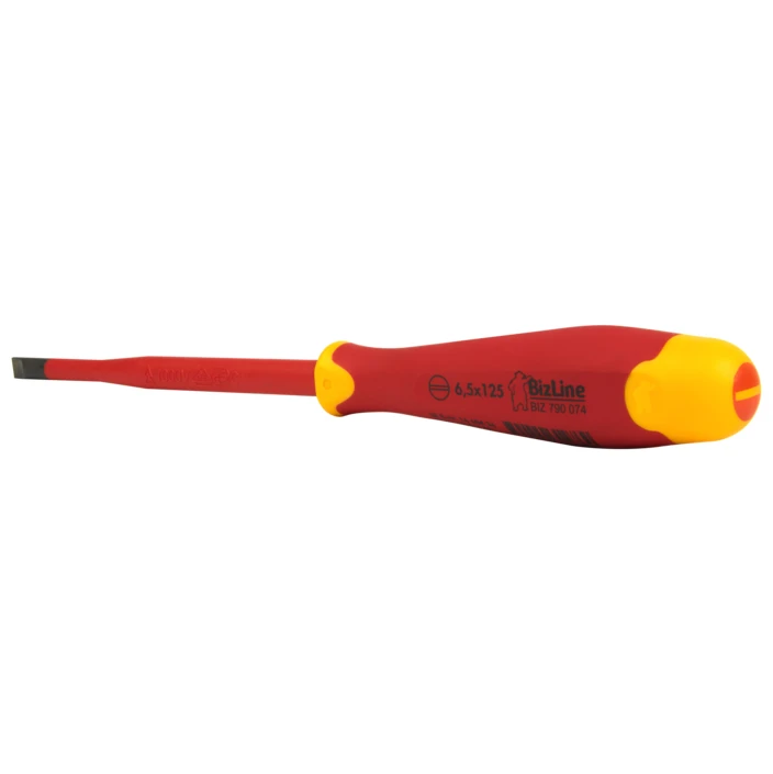 Bizline i-SLIM Screwdriver 1000V Insulated Slotted 6.5 x 150mm - Image 3