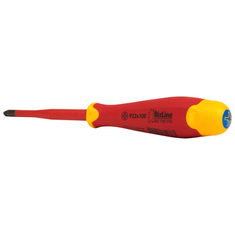 Bizline i-SLIM Screwdriver 1000V Insulated Pozi PZ2 100mm - Image 3
