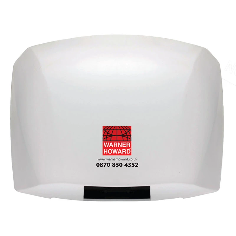 Warner Howard 136484 1.8kW Hand Dryer Cast Aluminium 240V 8A 290 x 225 x 180mm White - Image 3