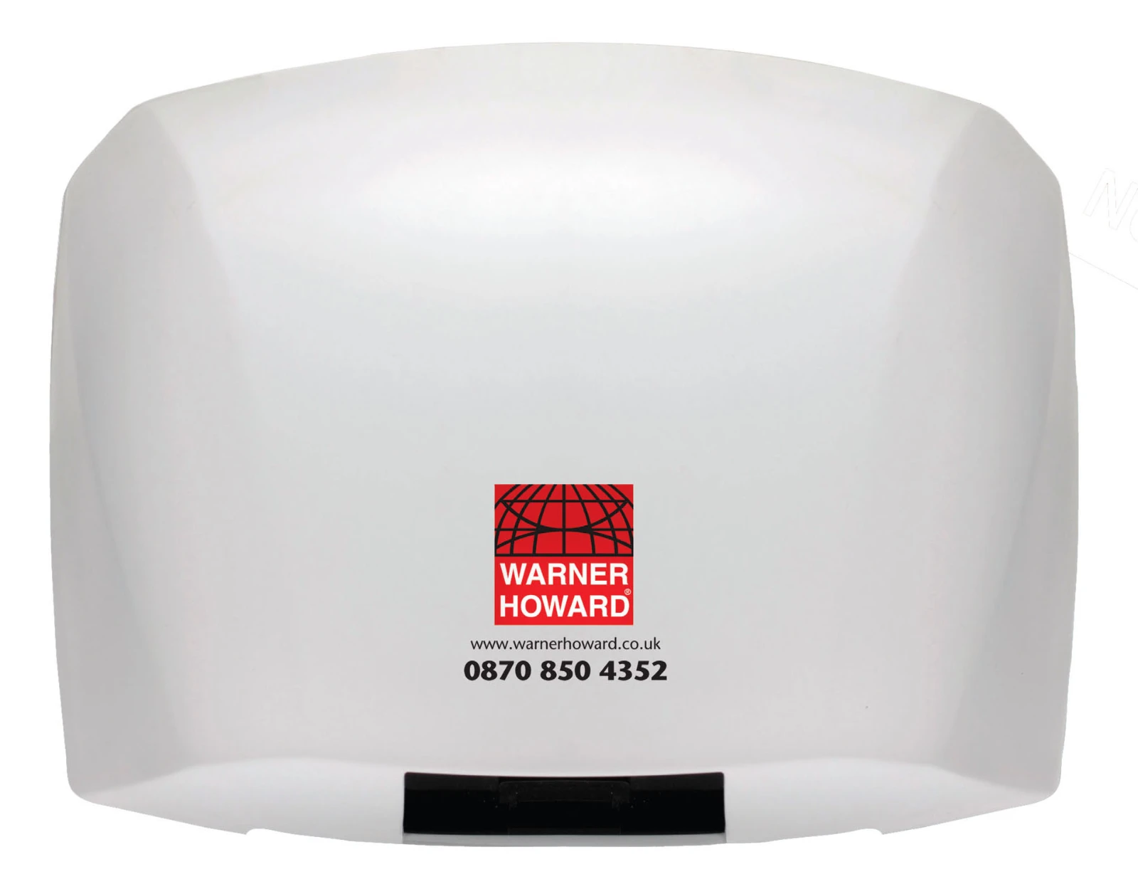 Warner Howard 136484 1.8kW Hand Dryer Cast Aluminium 240V 8A 290 x 225 x 180mm White - Image 4
