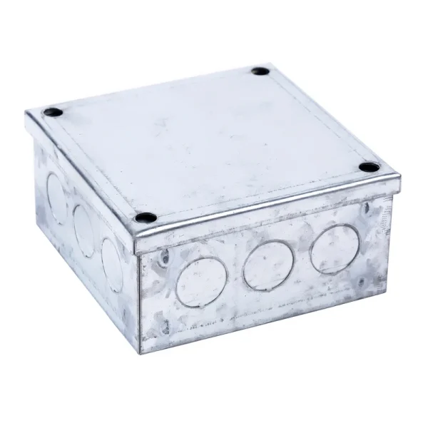 Steeple SRG332KO Steel Adaptable Box with Knockouts 75 x 75 x 50mm ...