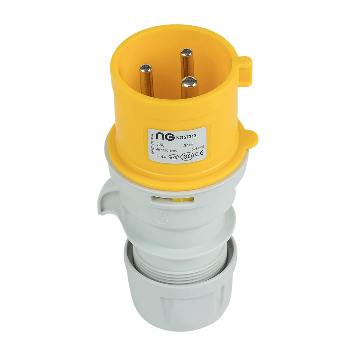 Niglon 57413 Socket Yellow 32A 3 Pin 110V - Image 4