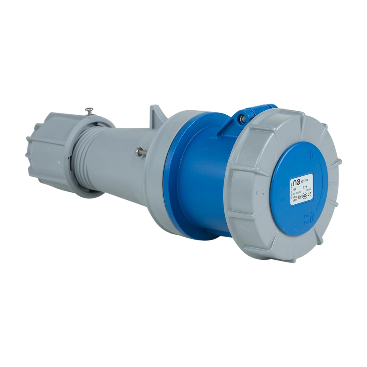 Niglon 17478 Trailing Socket 63A 3 Pin 240V - Image 3