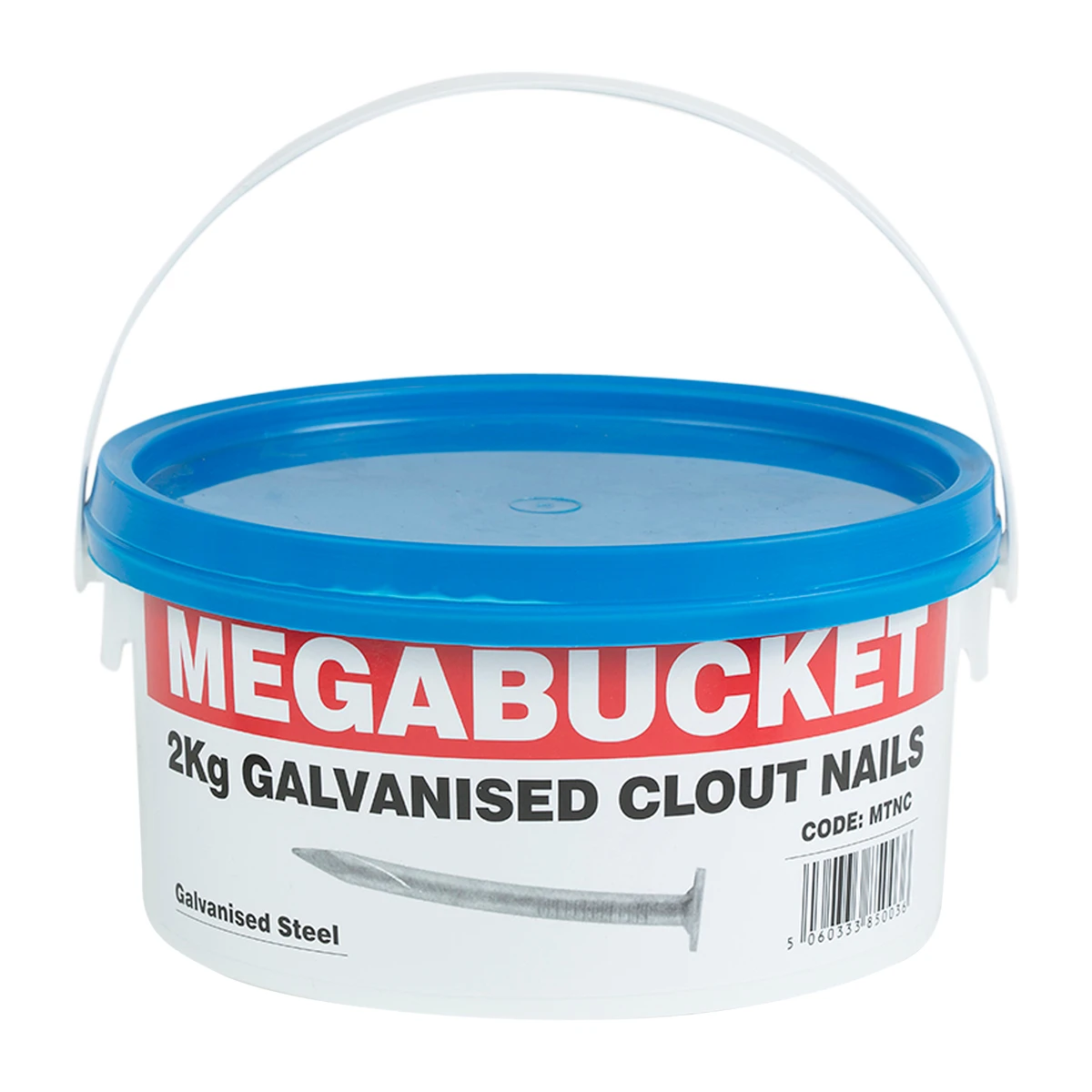 Fast Pak Clout Nails Bucket 2kg - Image 3