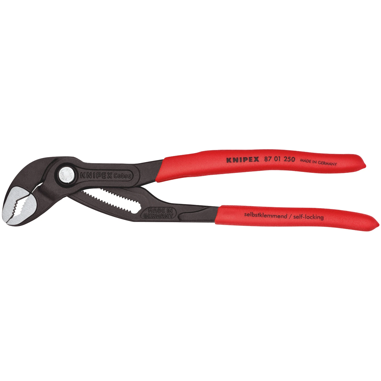 Knipex 87 01 250 SB Cobra High-Tech Water Pump Pliers Grey 250mm - Image 4