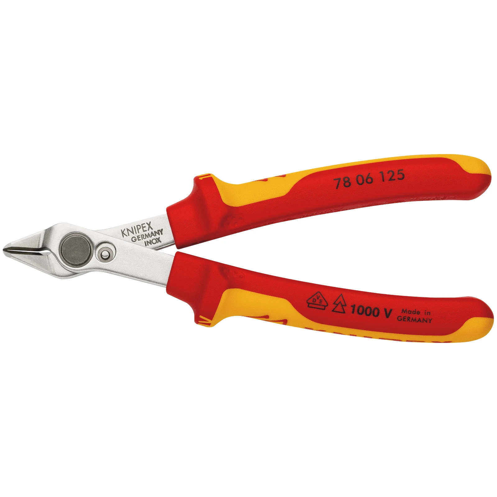 Knipex 78 06 125 SB Electronic Super Knips® VDE insulated with multi-component grips 125 mm - Image 4