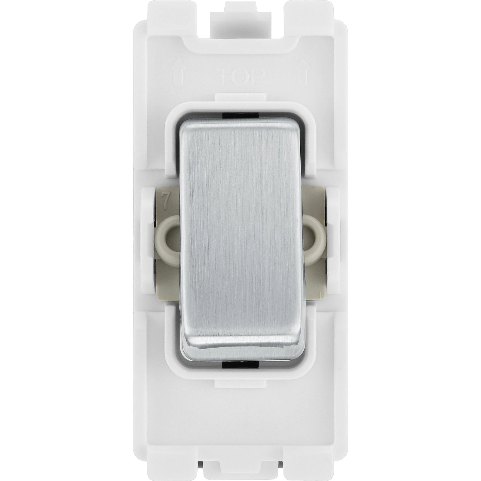 BG RBS30 20A DP Grid Switch Brushed Steel - Image 3