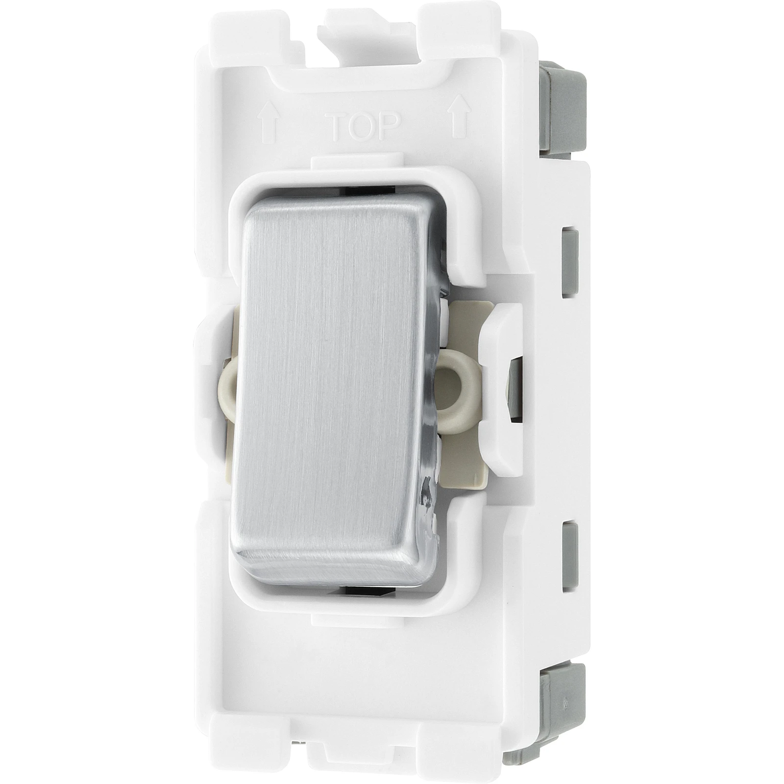 BG RBS30 20A DP Grid Switch Brushed Steel - Image 4