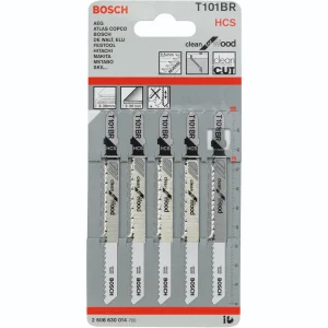 Bosch T101BR Jigsaw Blades - 5 Pack