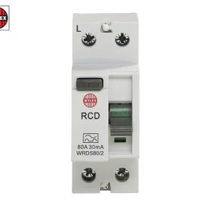 Wylex 80A 30mA DP Type A RCCB