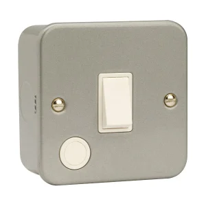 Connection Unit Switched Flex Spur Outlet 20A Metal Clad