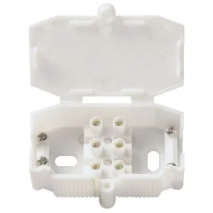 Junction Box Lighting 3 Way 10A White