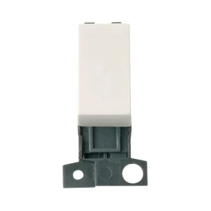 Click MiniGrid Switch 2 Way Retractive Module 10A Polar White