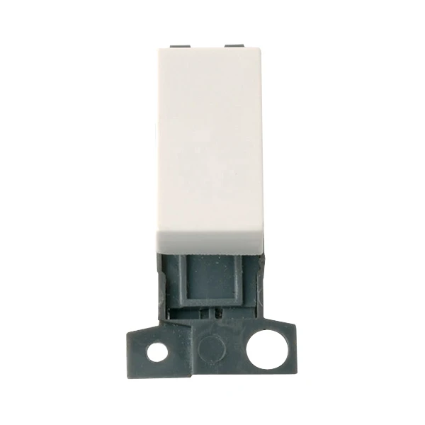 Click MiniGrid Switch 2 Way Retractive Module 10A Polar White