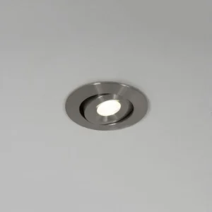 KSR Mimas Mini LED 3W 4000K Tilt Downlight IP65 Stainless Steel