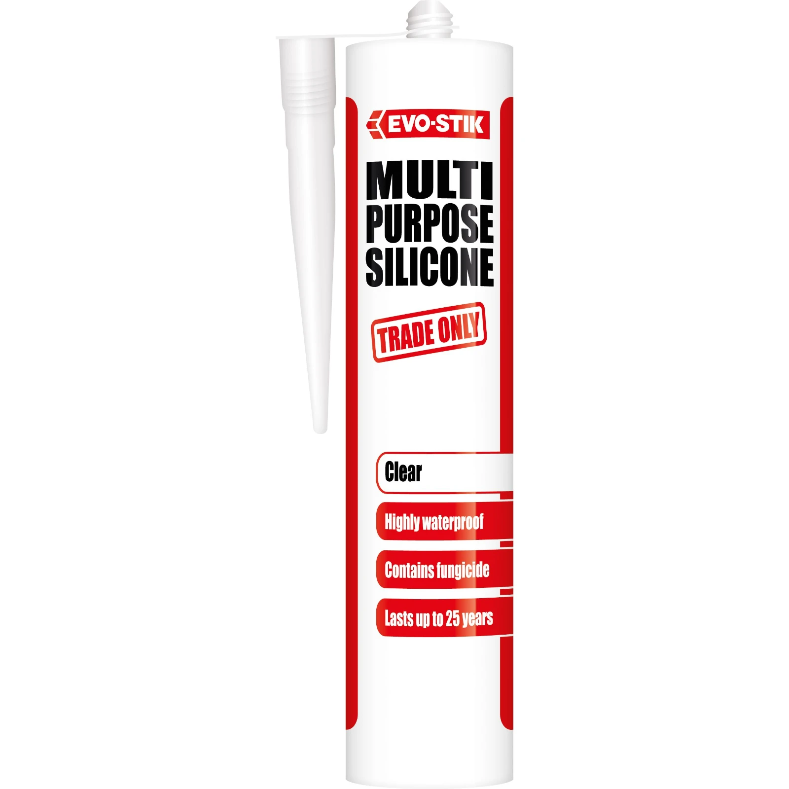 280ml Clear Multi-Purpose Silicone Sealant - Image 2
