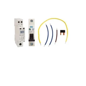 Wiring Kit Live Neutral & Earth Wires Busbar & Shroud 1 x SPD
