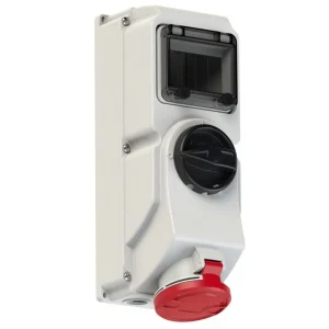 Bizline Industrial Power Socket RCD Type A Switch Interlock 3PNE 32A 415V IP44