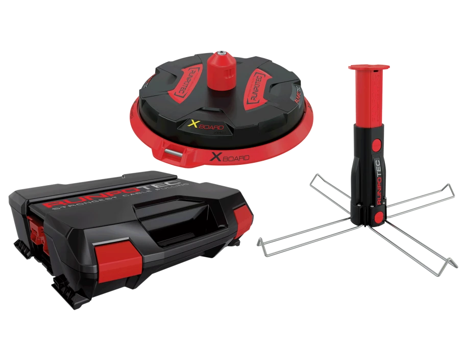 Xb 300 - Complete Set Universal Profi-Cable Roller + Multifunction Mandrel In System Case