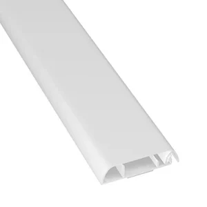 White 60x15mm D-Line TV Trunking 1 Metre
