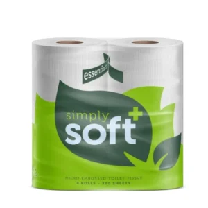 2 Ply Toilet Roll 200 Sheet 90mm Width x 48 Rolls