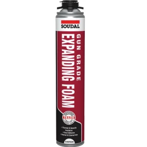 Soudal Gap Filler Expanding Foam Gun Grade 750ml