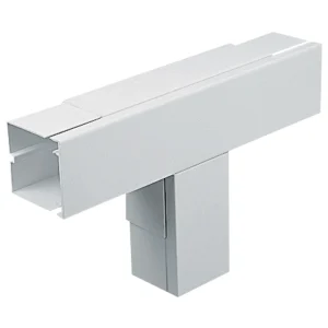 Trunking Accessories Flat Tee 75mm x 75mm White