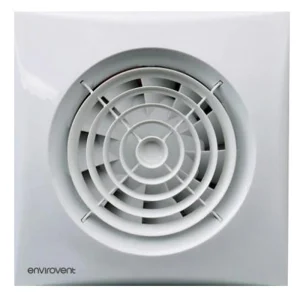 Envirovent Fan Silent 150mm Model 214 x 214 x 148.8mm B/D Shutter+Timer