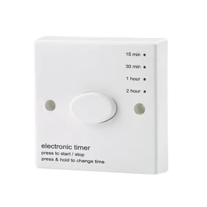 Time Switch Pushbutton Boost Plate Mounted 10A 230V Adjustable