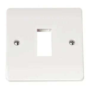 Click Mode Frontplate 1 Gang 1 Aperture White