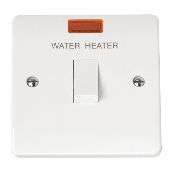 Switch DP Water Heater Neon 20A White