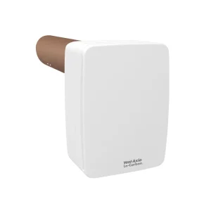 Vent Axia Heat Recovery Unit Locarbon Single Room 320mm White Humidistat+Timer