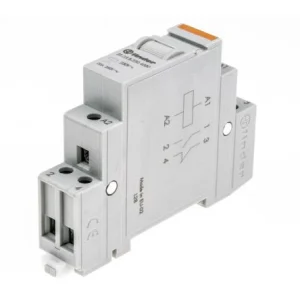 Relay 1Nc+1 Normally Open 2Ph Switch 20A 230V AC Grey 35mm Rail Mount