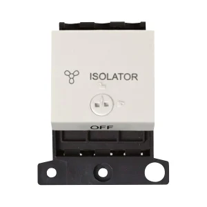 Switch TP Lockable Fan Module 10A Polar White