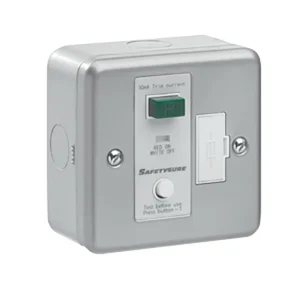 Connection Unit Fused RCD Metal