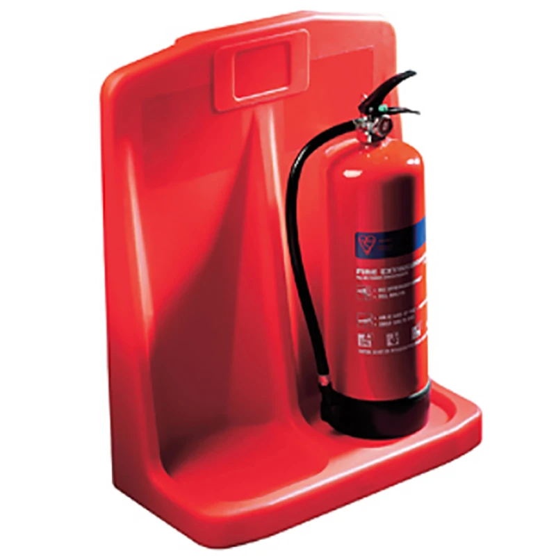 Fire Equipment Stand Double 750 x 620 x 300mm Red - Image 2