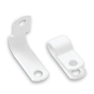Cable Clip P-Type LSOH Fire Performance 10.0mm² Metal White [Pack=100]