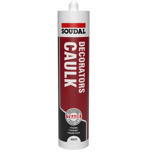 Soudal Decorators Caulk White 290ml
