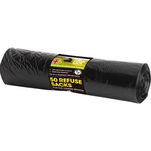 Refuse Sacks 375 x 725 x 975mm Black