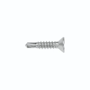 4.2 x 20mm Screw Metal Countersunk Self Drill Steel/Bright Zinc Plated [Pack=100]