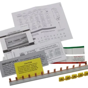 13 Pin Comb Busbar with Insulators and Labels