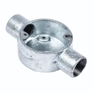 Niglon 25G/2Wbx -25mm Galvanised Through Box