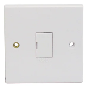 Essentials 11SPU13UN 13A Unswitched Fused Spur Connection Unit White