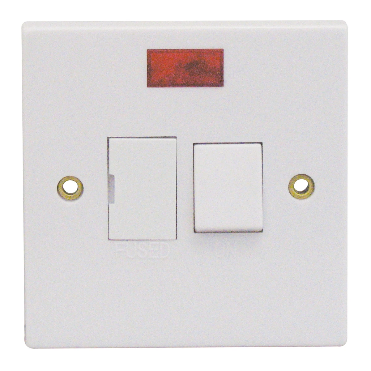 Essentials 11SPU13L 13A Switched Fused Spur Connection Unit White With Neon Indicator