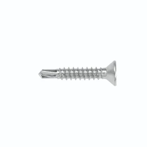 4.2 x 38mm Screw Metal Countersunk Self Drill Steel/Bright Zinc Plated [Pack=200]
