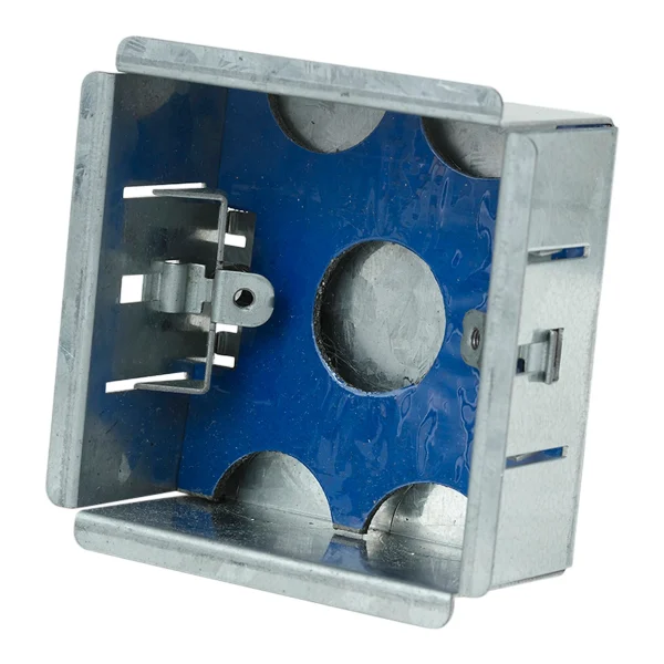 Click Galvanised Steel 1 Gang 35mm Deep FlameGuard Dry Lining Box – Go ...